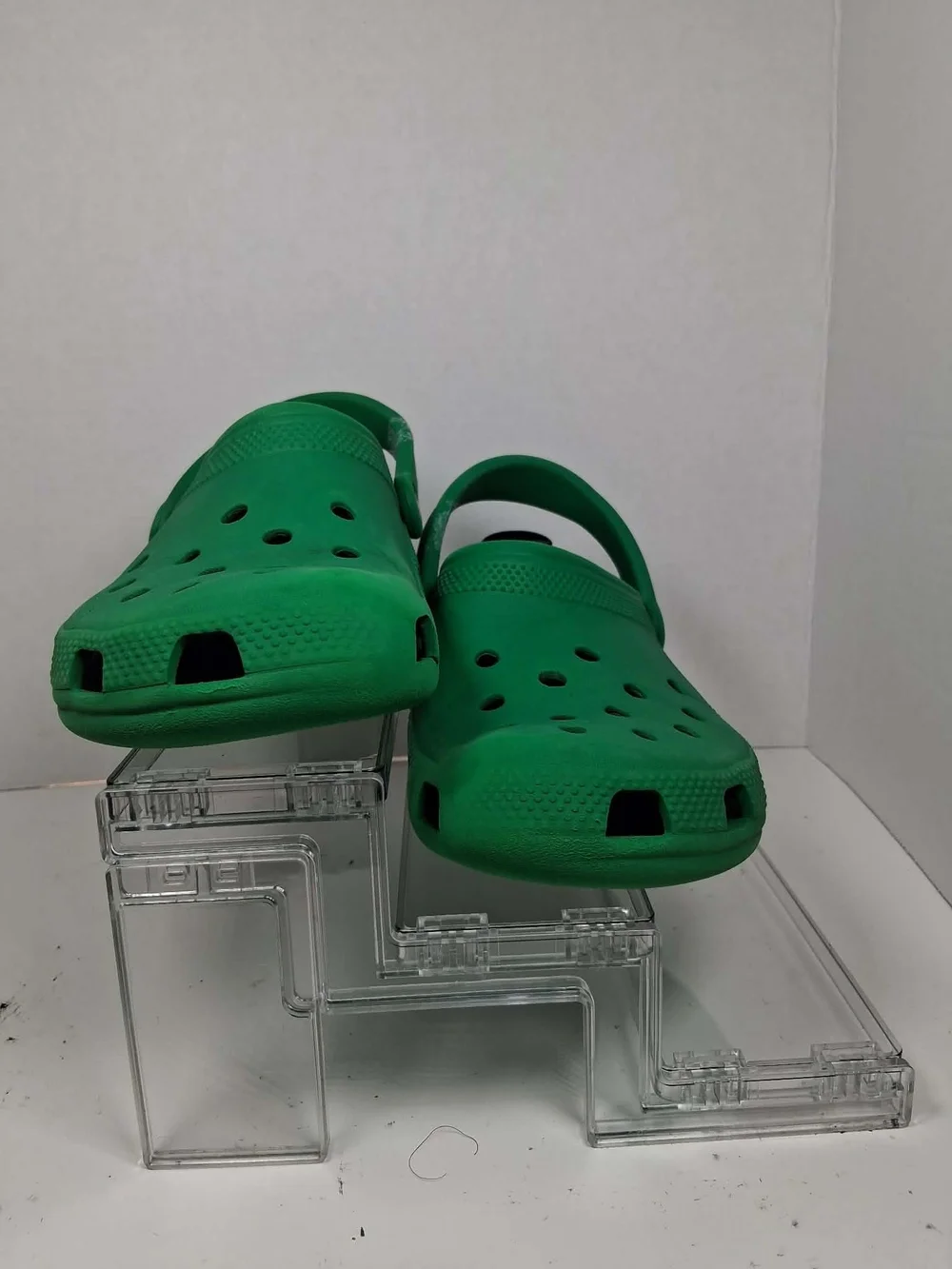 Crocs Classic Clog Men's Green/Black Slip-On Clog Sandals Logo US 5